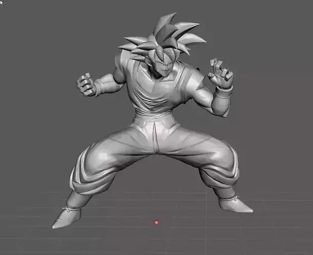 Son Goku Normal form 3D Model