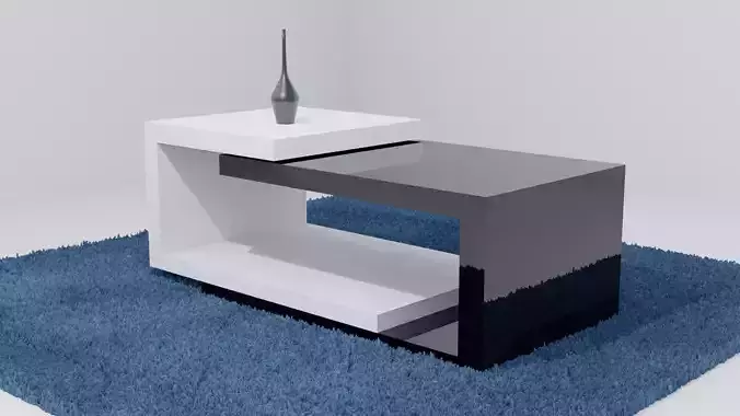 Modern Table with carpet