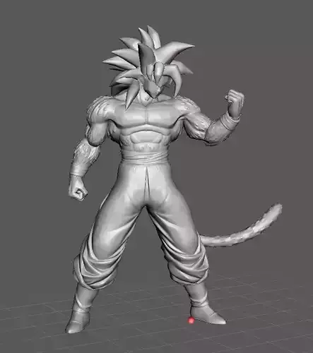Son Goku SSJ4 Dragon Ball 3D Model 3D print model