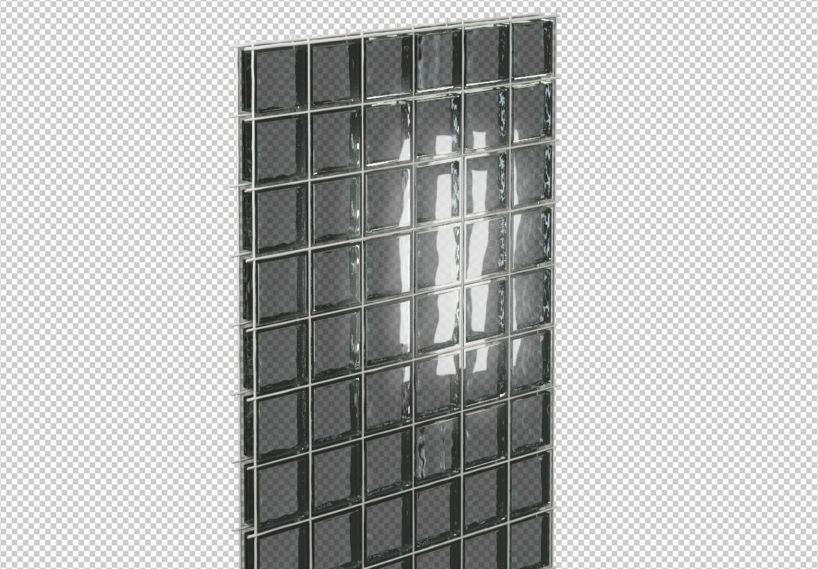 Glass Wall 3D model CGTrader