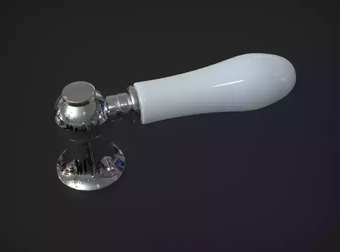 Toilet Lever 3D Model Low-poly 3D model