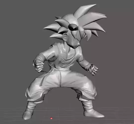 Son Goten Normal 3D Model