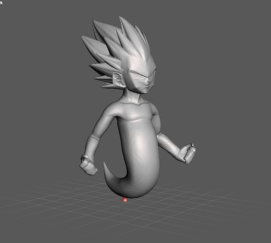Gotenks Ghost 3D Model 3D print model