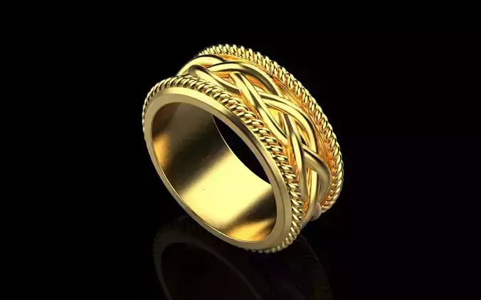 celtic knot wedding ring  model 87
