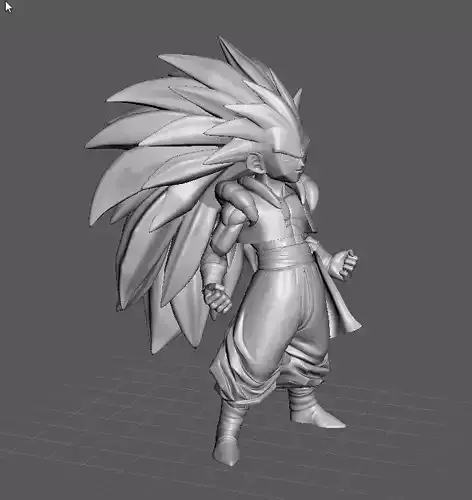 Gotenks SSJ3 3D Model