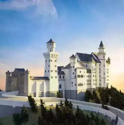 Schloss Neuschwanstein Castle Building