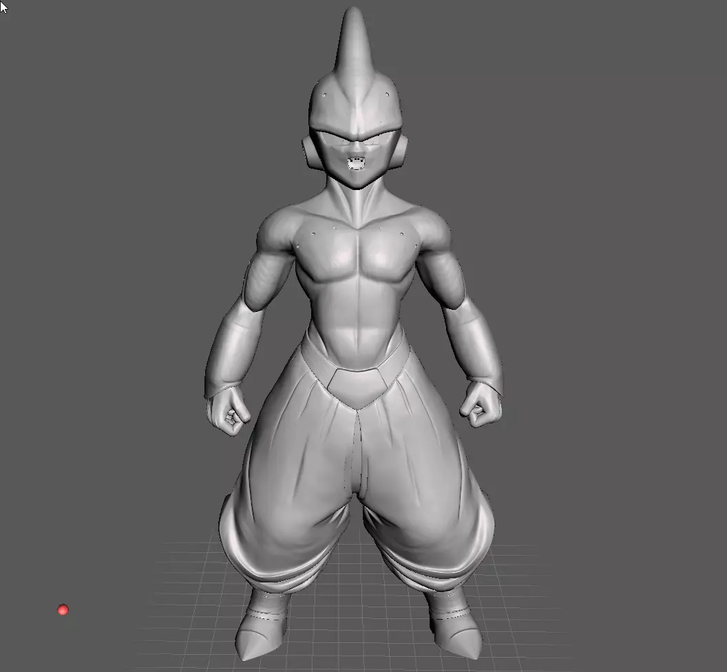 Kid Buu 3D Model 3D print model_0