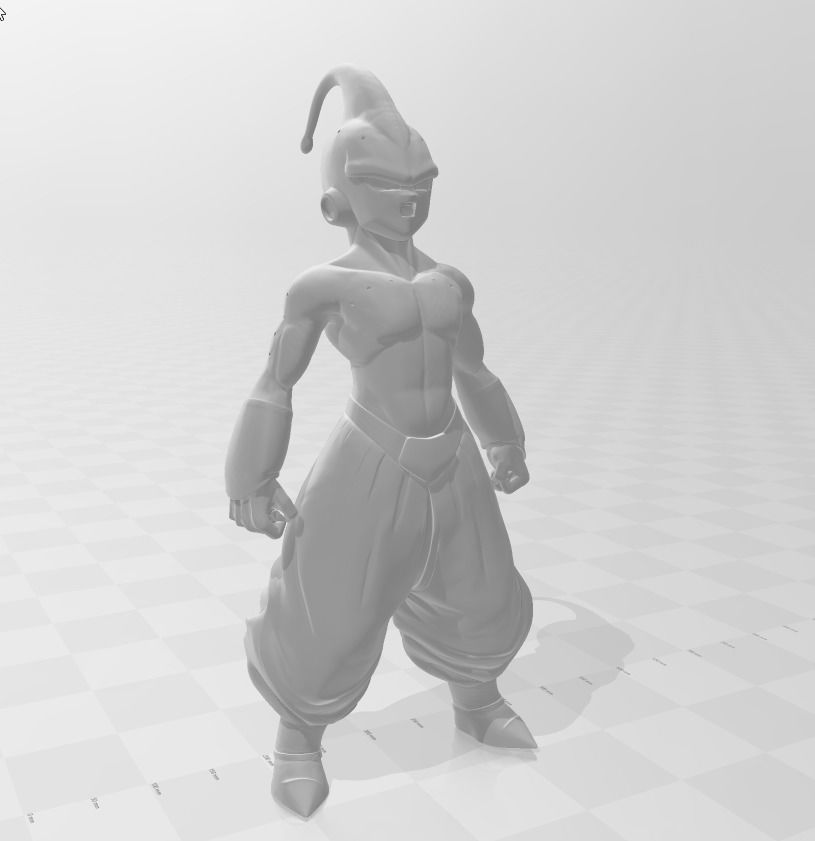 Kid Buu 3D Model 3D print model_2