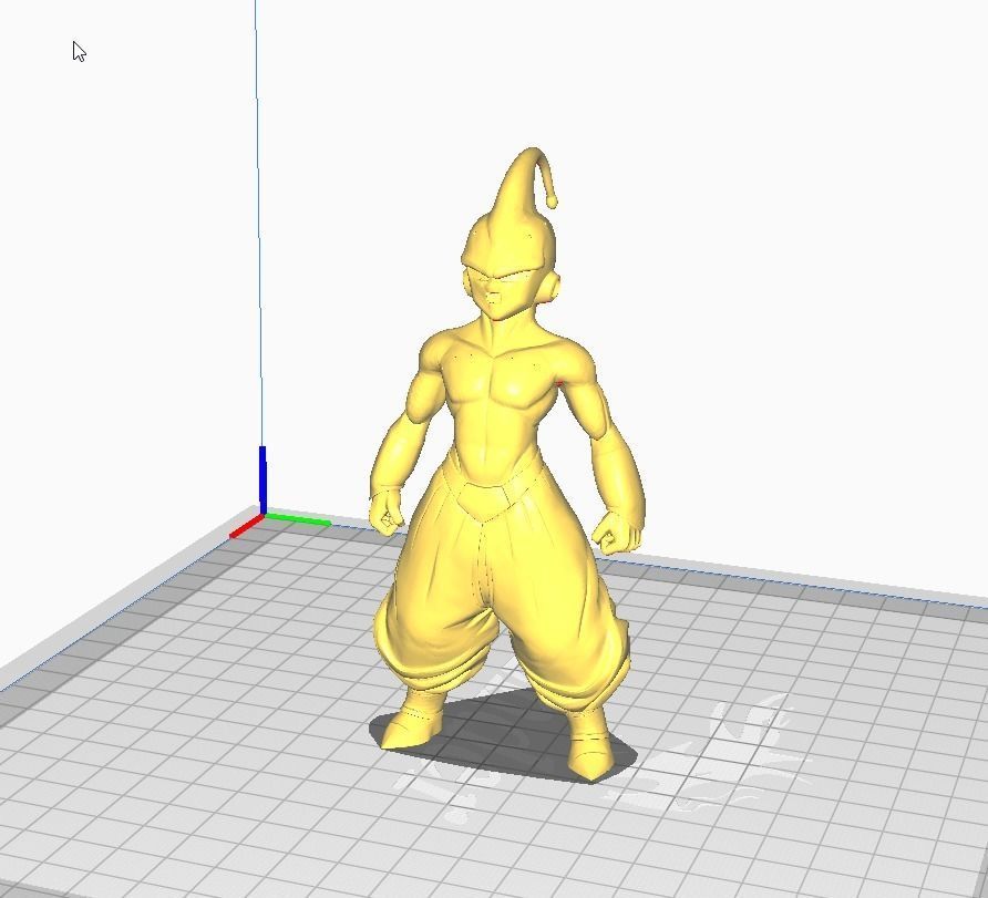 Kid Buu 3D Model 3D print model_3