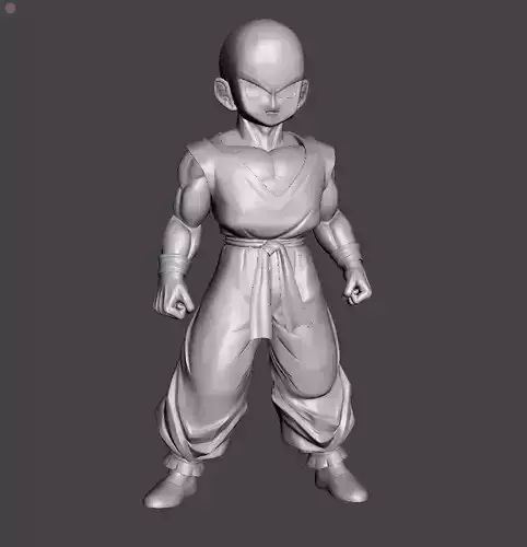 Krillin 3D Model dragon ball character