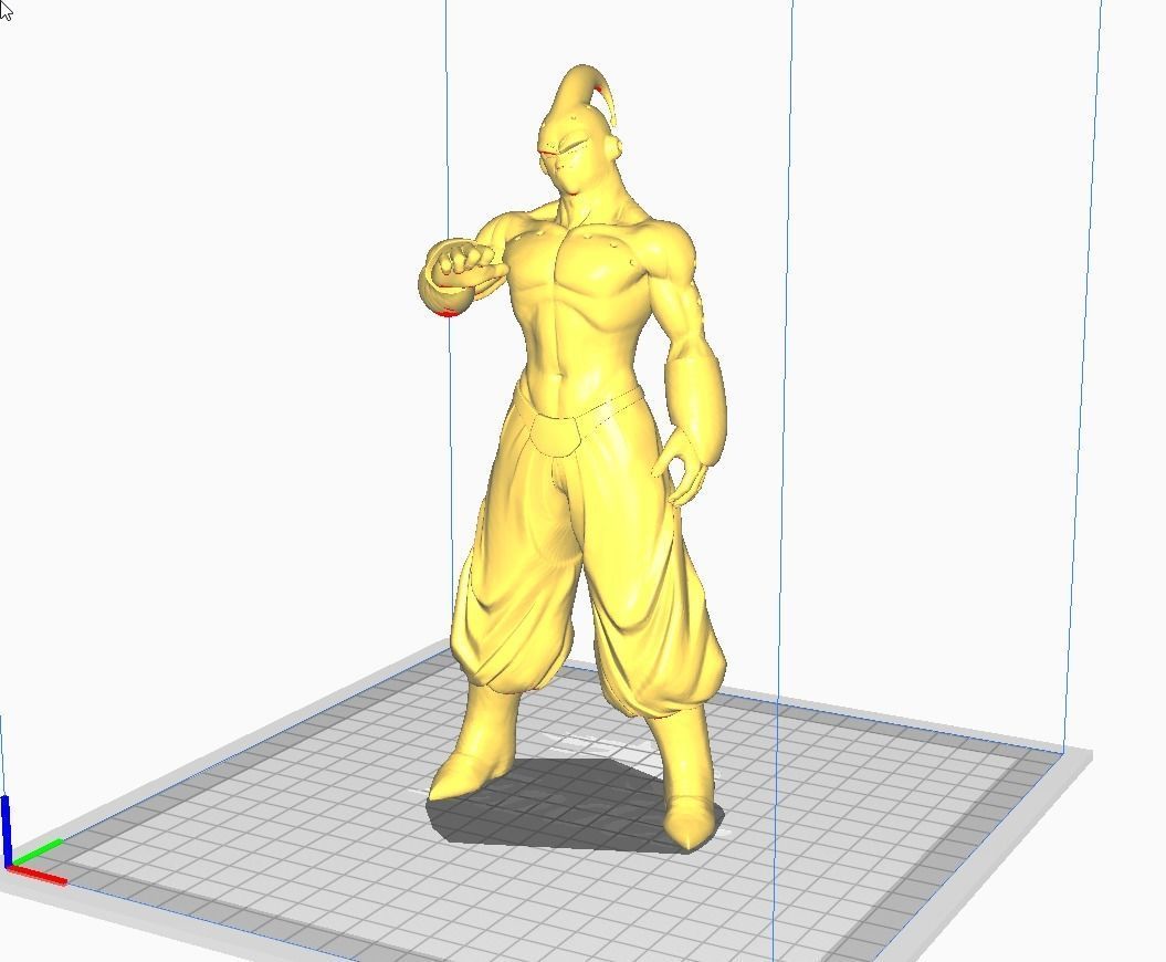 Majin Buu 3D Model 3D print model_1