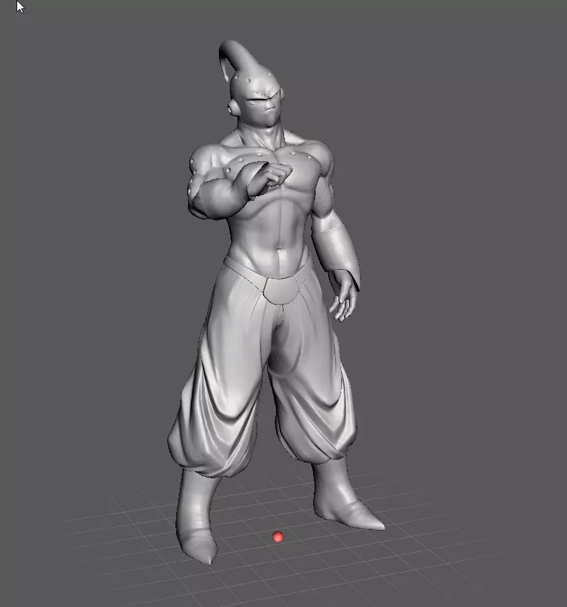 Majin Buu 3D Model 3D print model_0