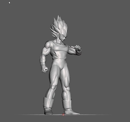 Majin Vegeta 3D Model 3D print model