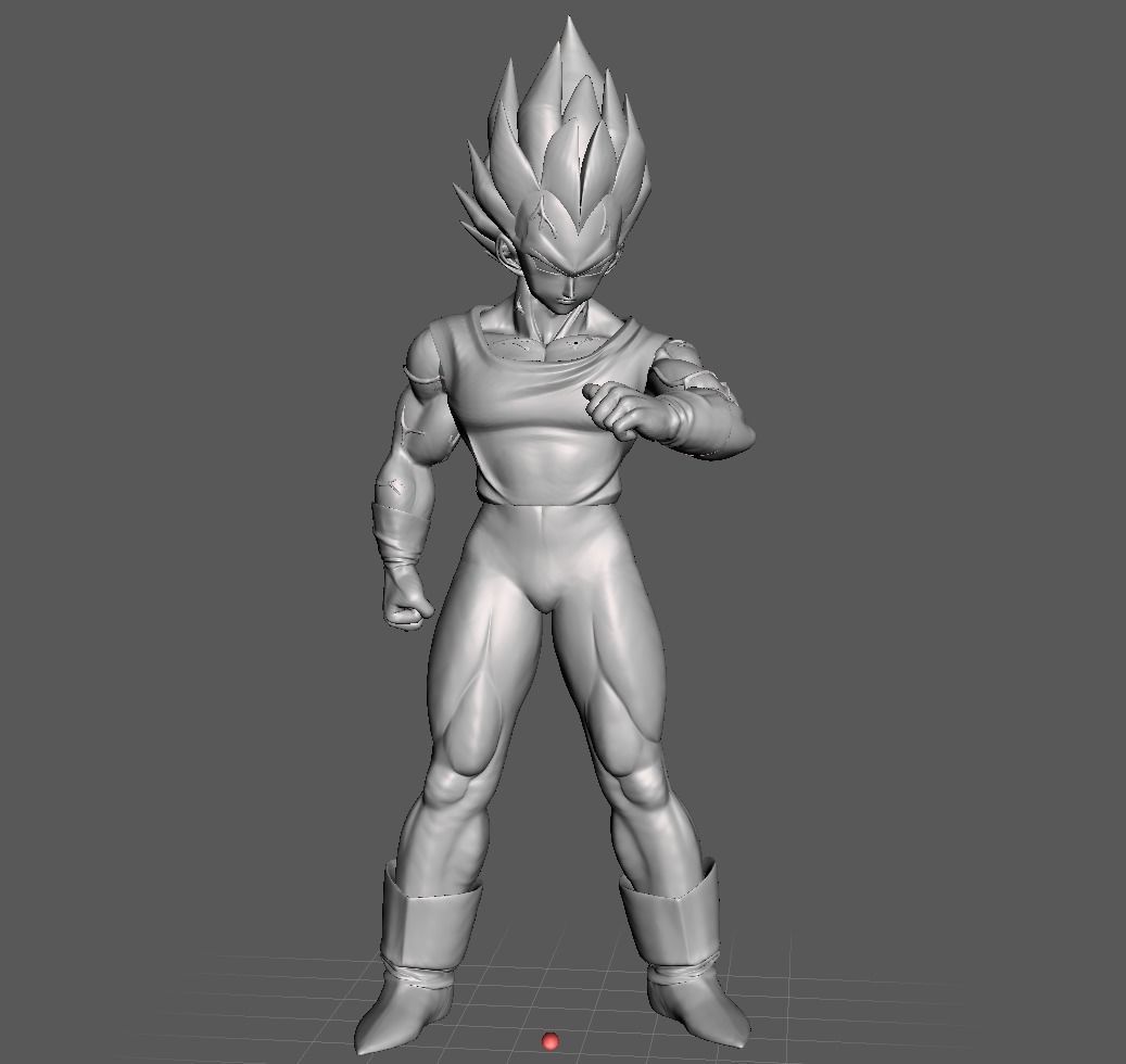 Majin Vegeta 3D Model 3D print model_3