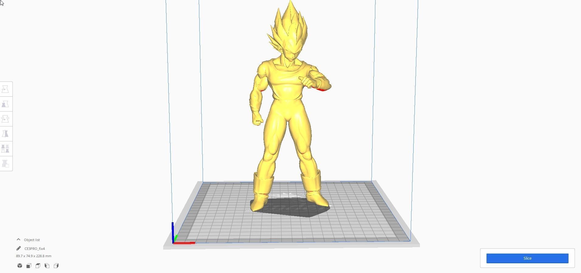 Majin Vegeta 3D Model 3D print model_1