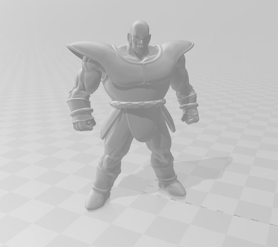 Nappa Saiyan Armor 3D Model 3D print model_7