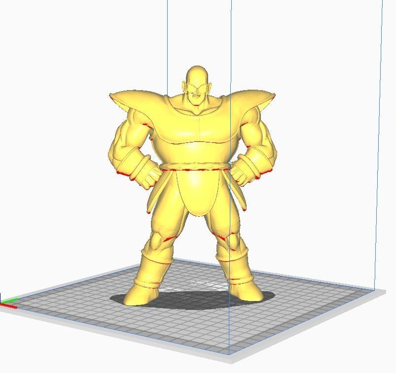 Nappa Saiyan Armor 3D Model 3D print model_4