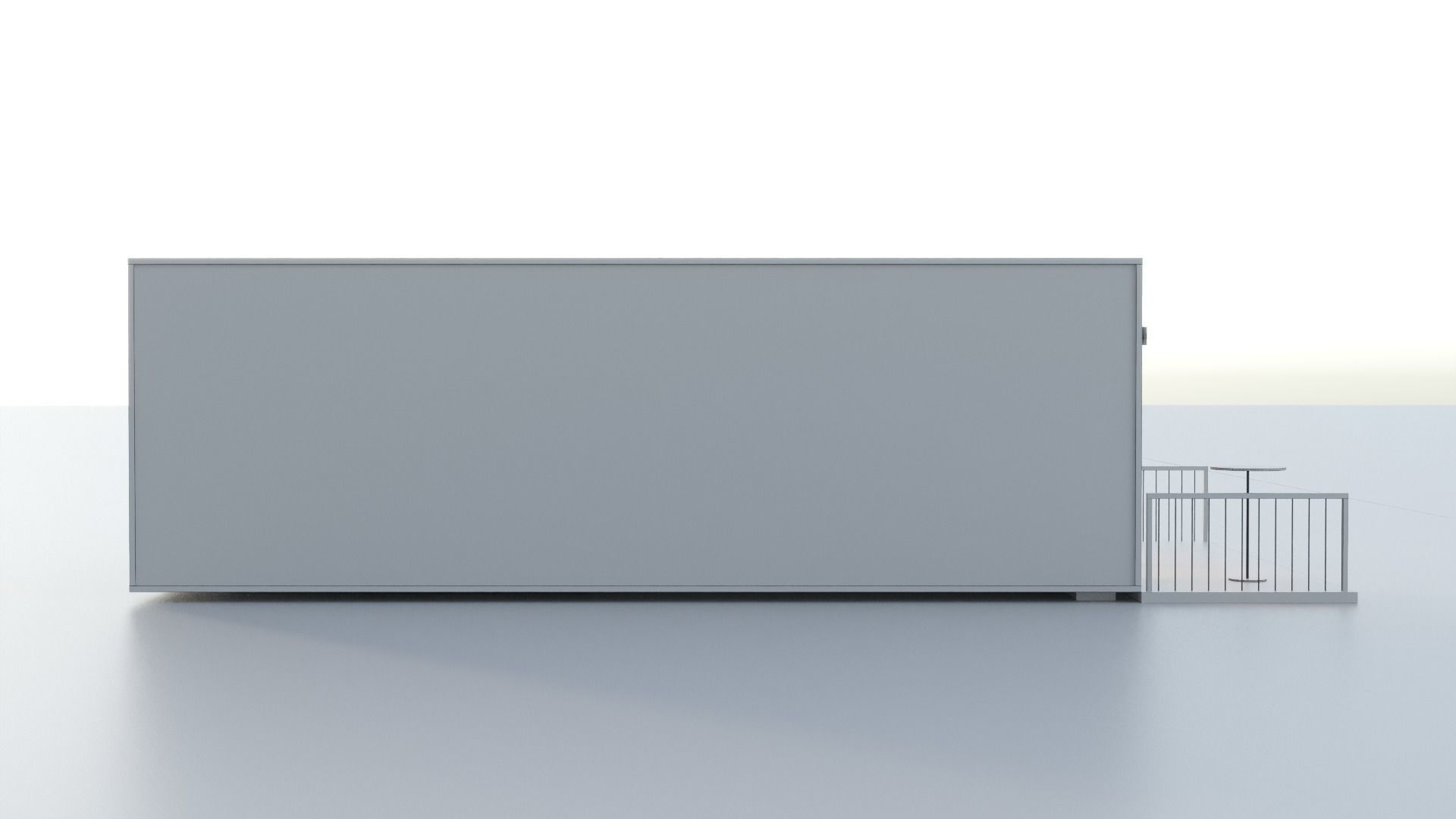 Module house post office 3D model_8