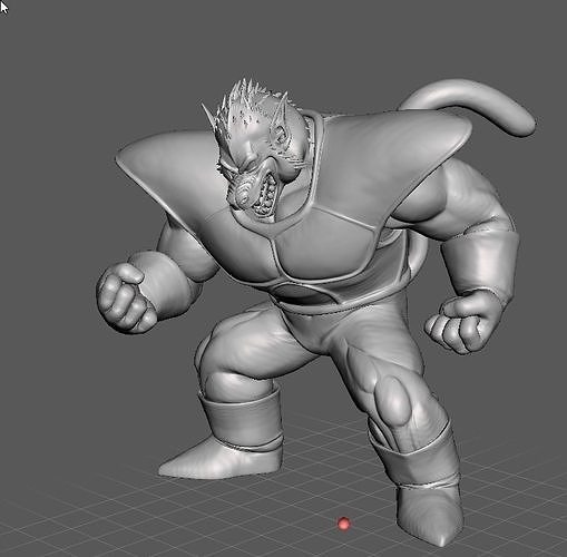 Oozaru Vegeta Full Saiyan  Armor 3D Model 3D print model
