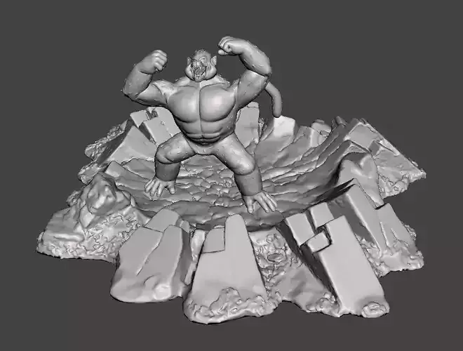 Oozaru Songohan 3D Model 3D print model