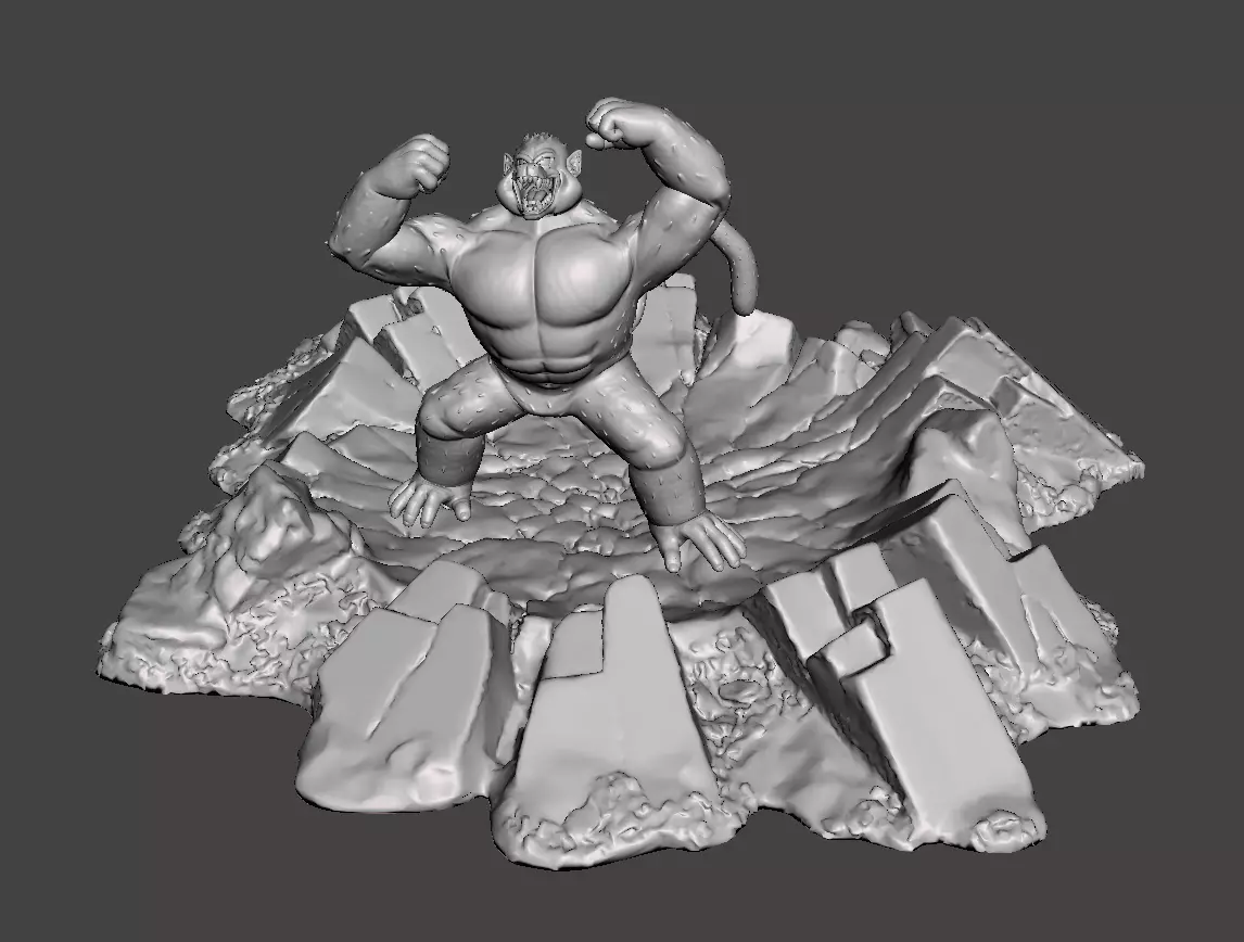 Oozaru Songohan 3D Model 3D print model_0