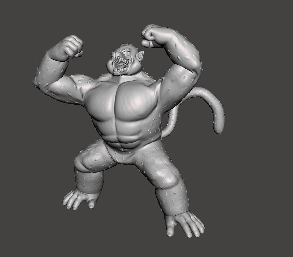 Oozaru Songohan 3D Model 3D print model_1