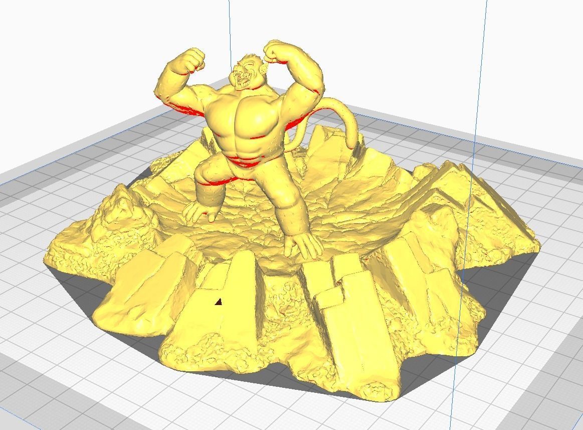 Oozaru Songohan 3D Model 3D print model_5