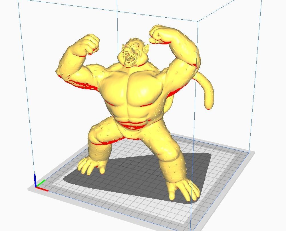 Oozaru Songohan 3D Model 3D print model_3