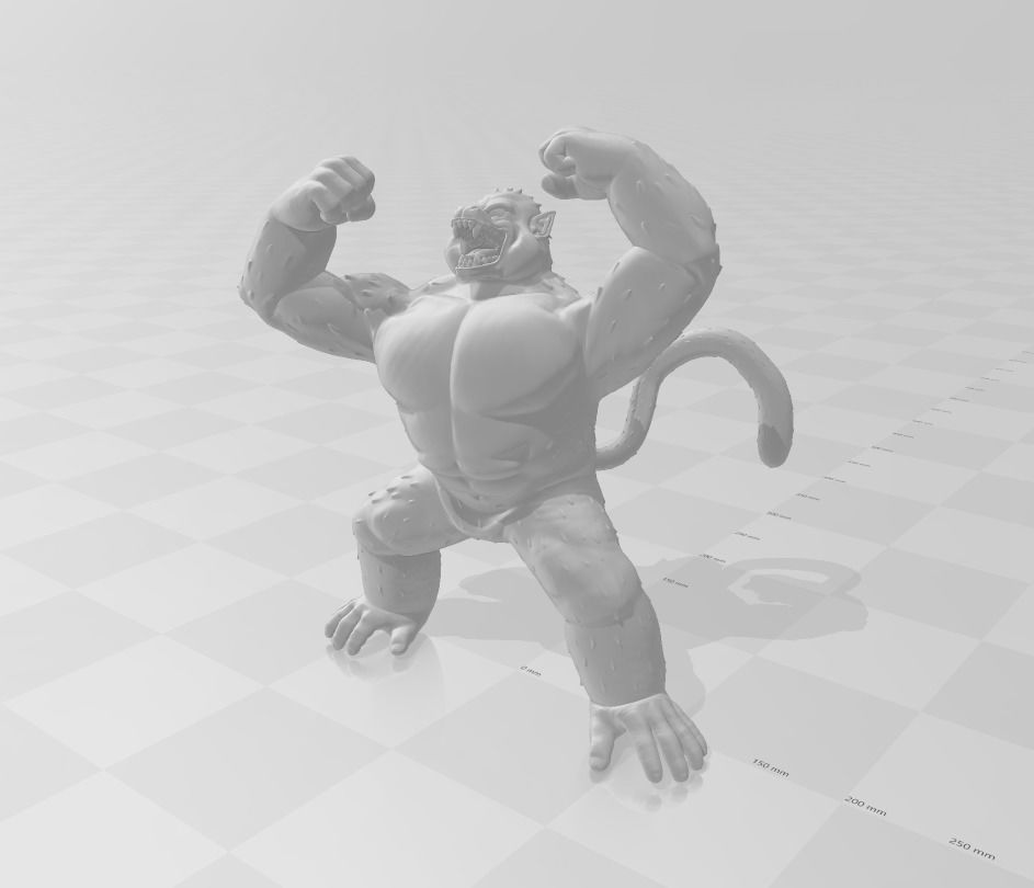 Oozaru Songohan 3D Model 3D print model_4