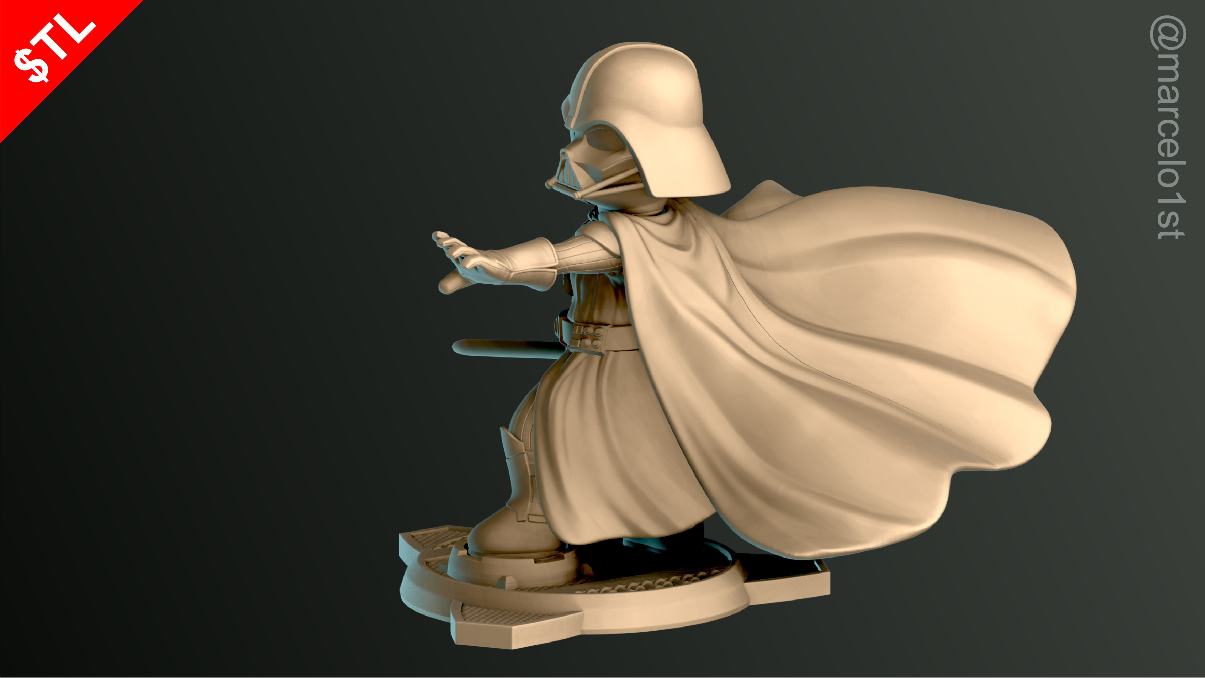SIMPLES - Darth Vader 3D print model_12