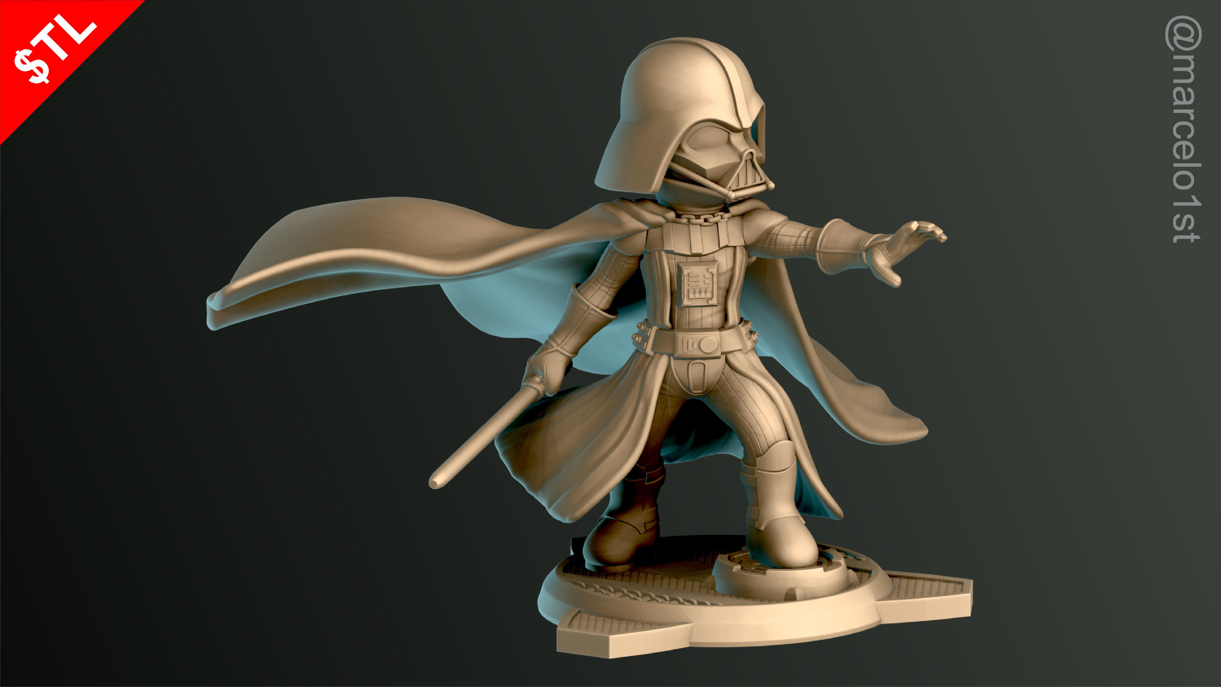 SIMPLES - Darth Vader 3D print model_19