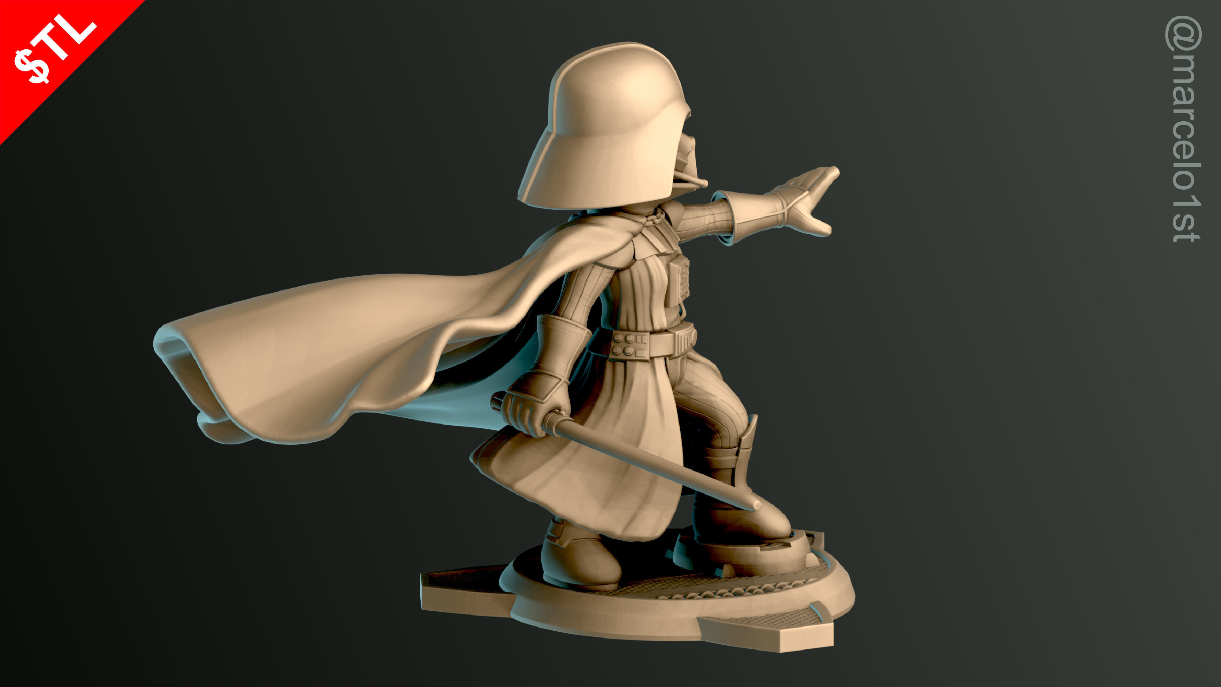 SIMPLES - Darth Vader 3D print model_5