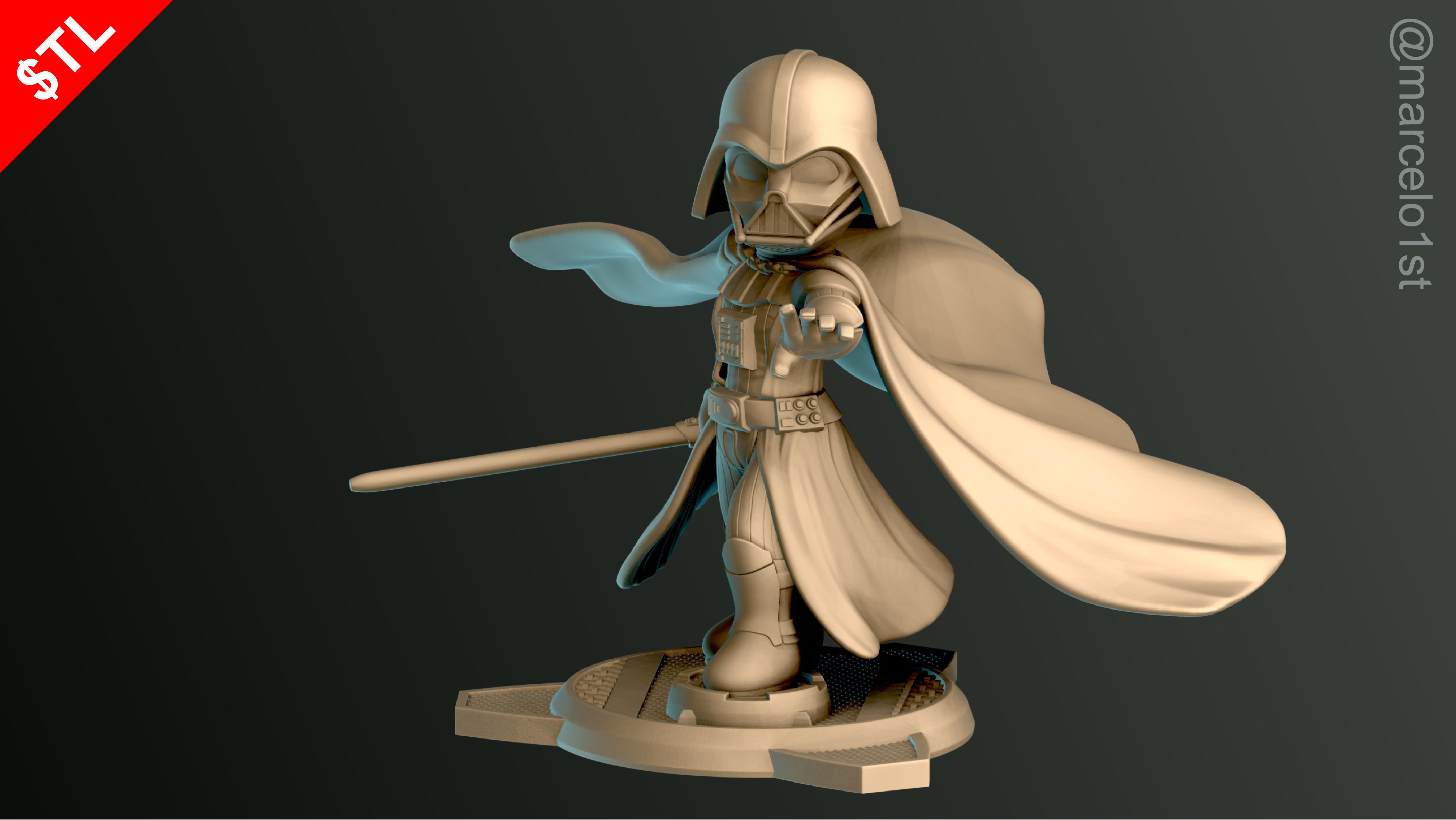 SIMPLES - Darth Vader 3D print model_14