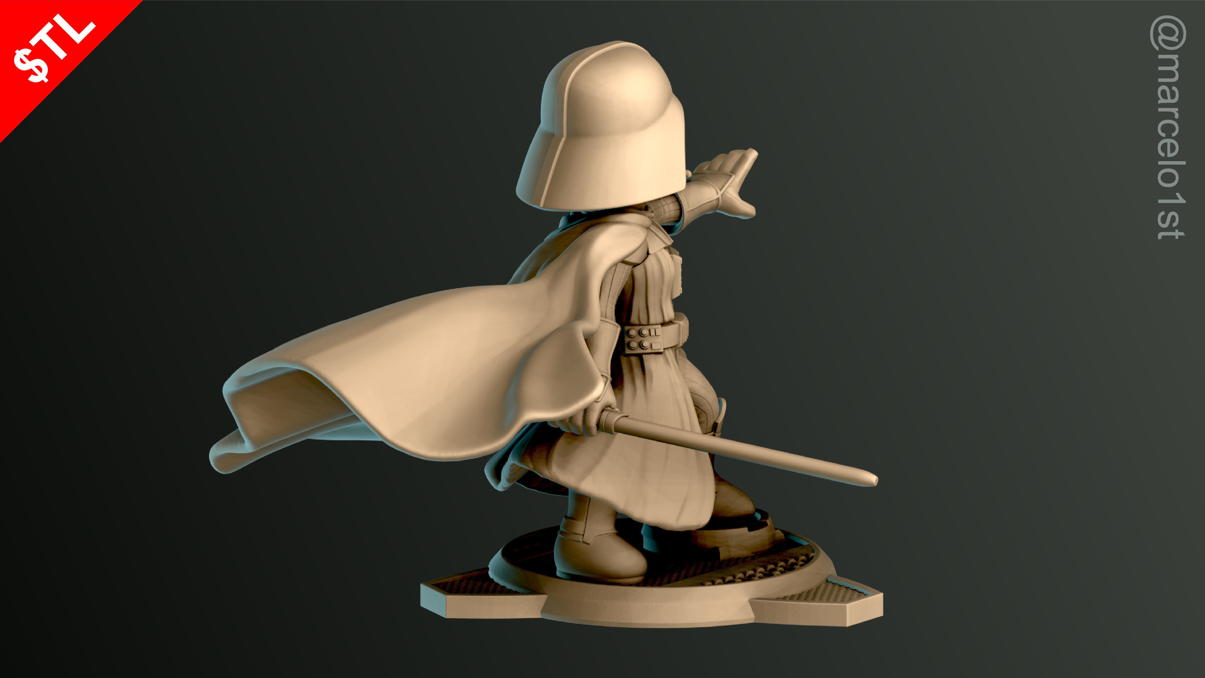 SIMPLES - Darth Vader 3D print model_6