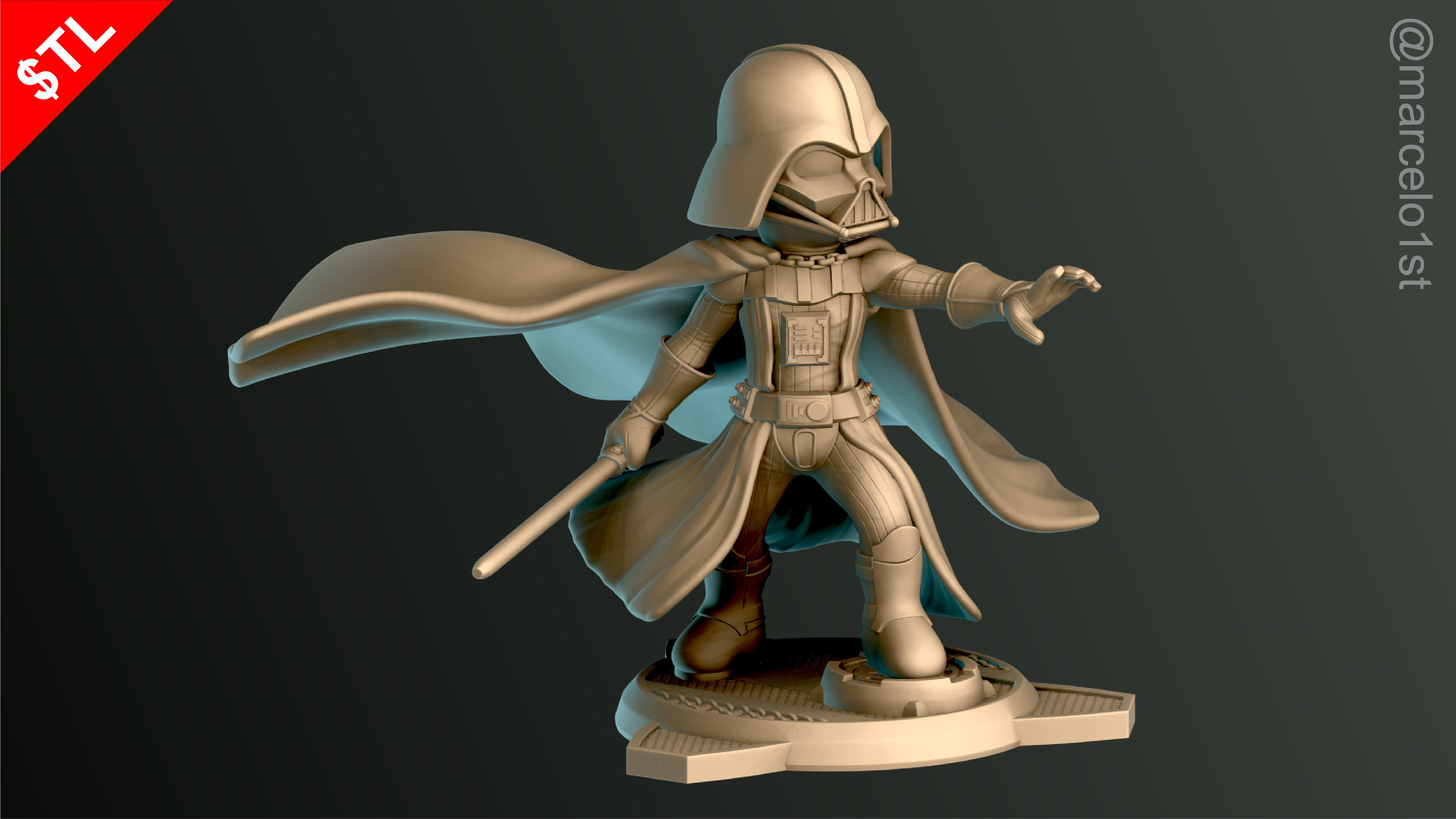 SIMPLES - Darth Vader 3D print model_18