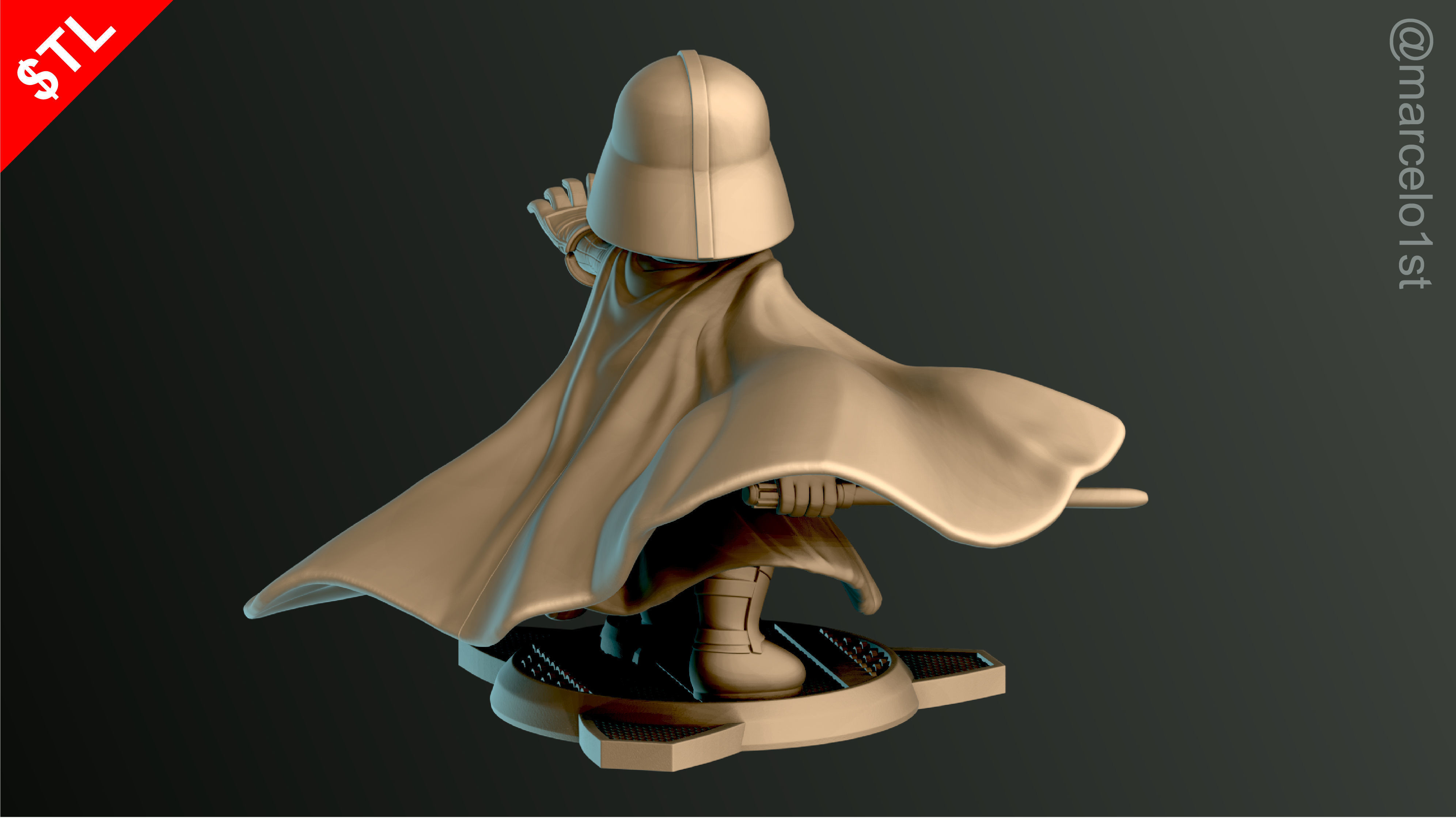 SIMPLES - Darth Vader 3D print model_8