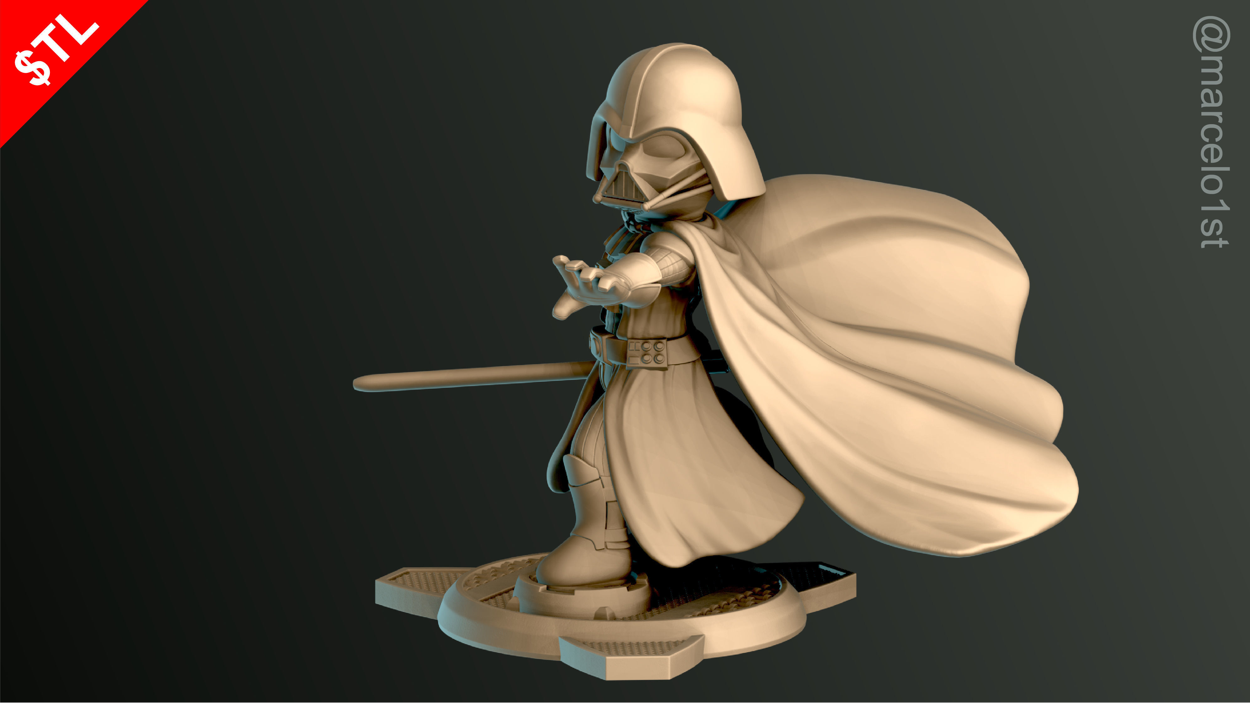 SIMPLES - Darth Vader 3D print model_13