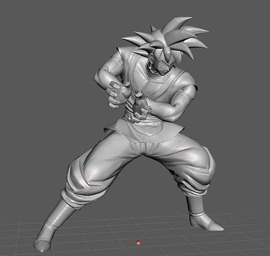 Goku Black 3D Model 3D print model
