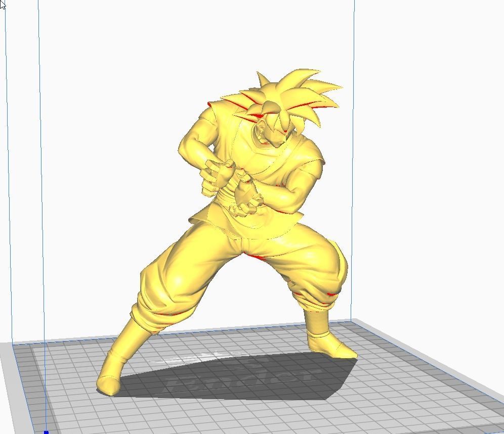 Goku Black 3D Model 3D print model_1