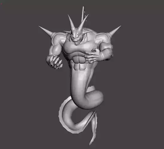 Porunga 3D Model dragon ball character