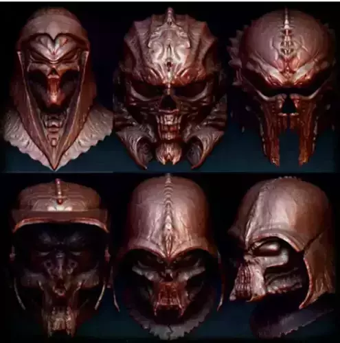 Hell wars helmets 3D model
