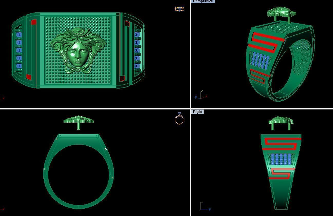 Men Ring 3D print model_1