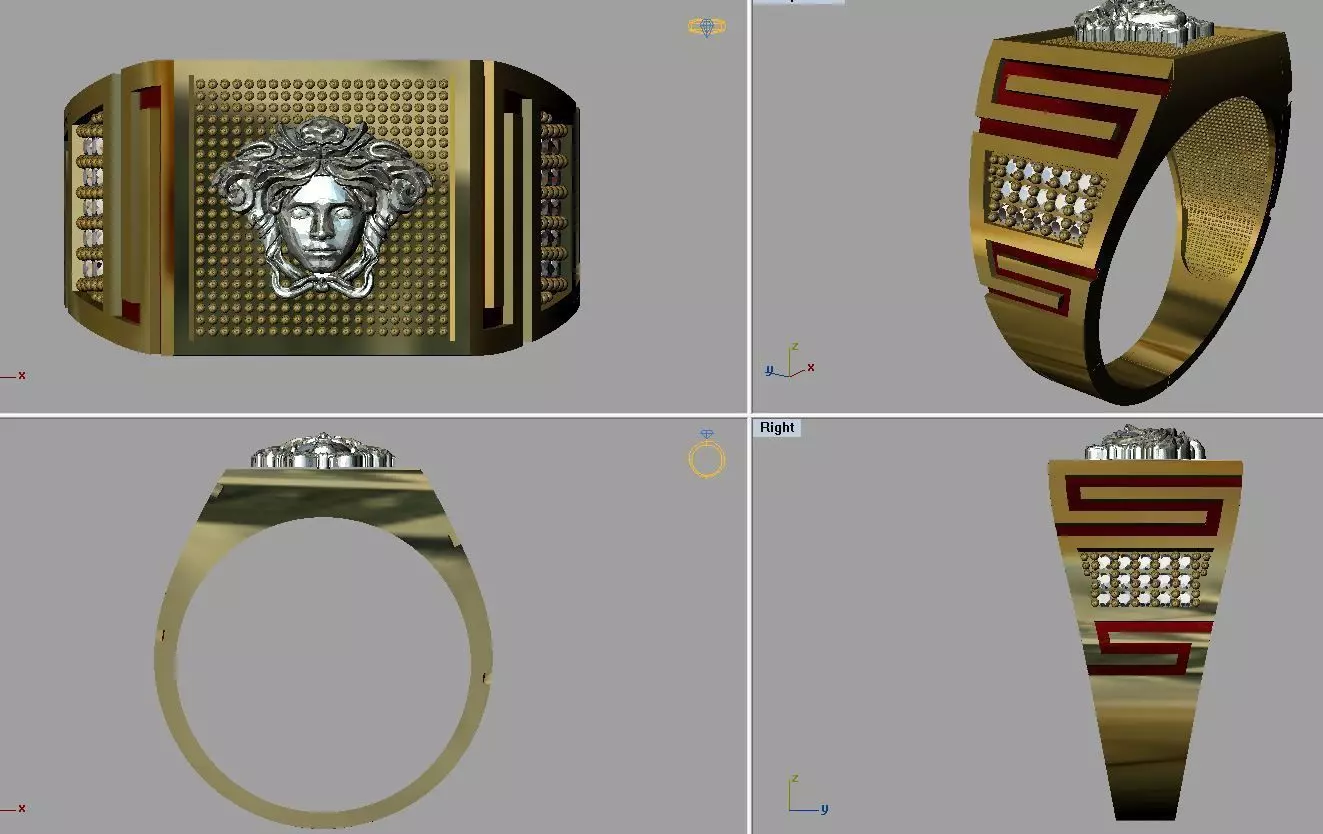 Men Ring 3D print model_0