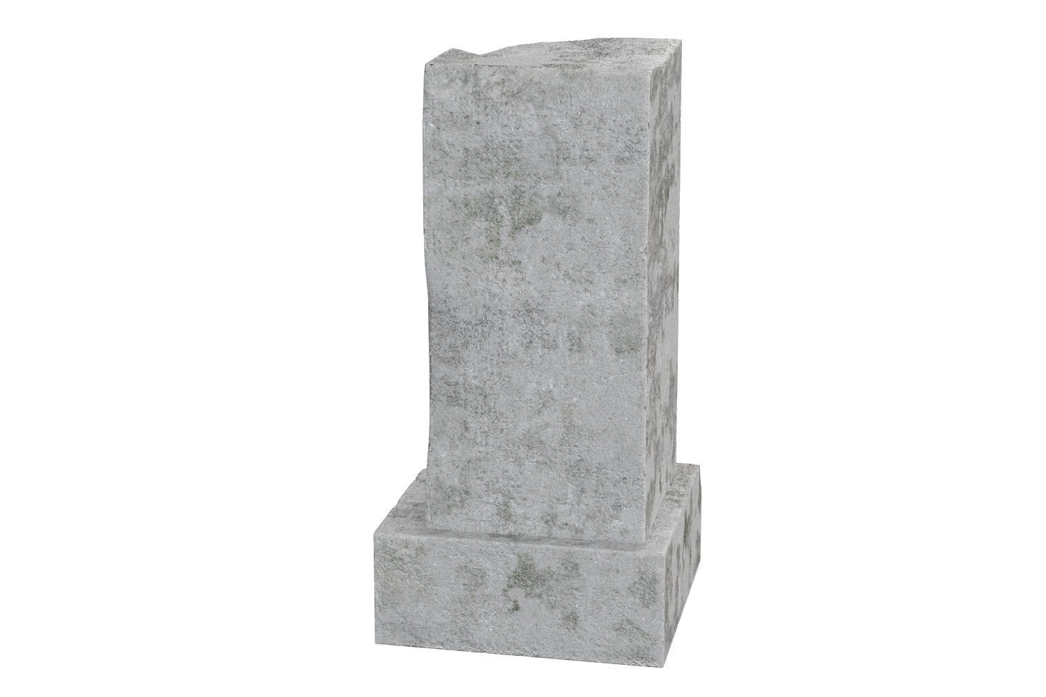 Architectural sculpture concrete 3D model_4