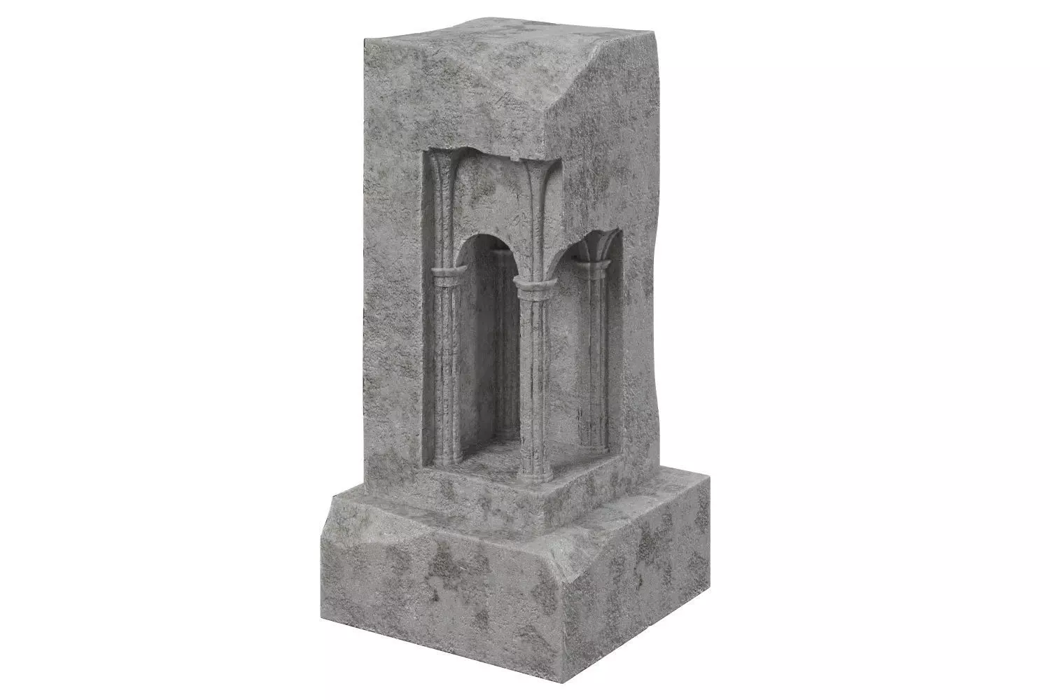Architectural sculpture concrete 3D model_0