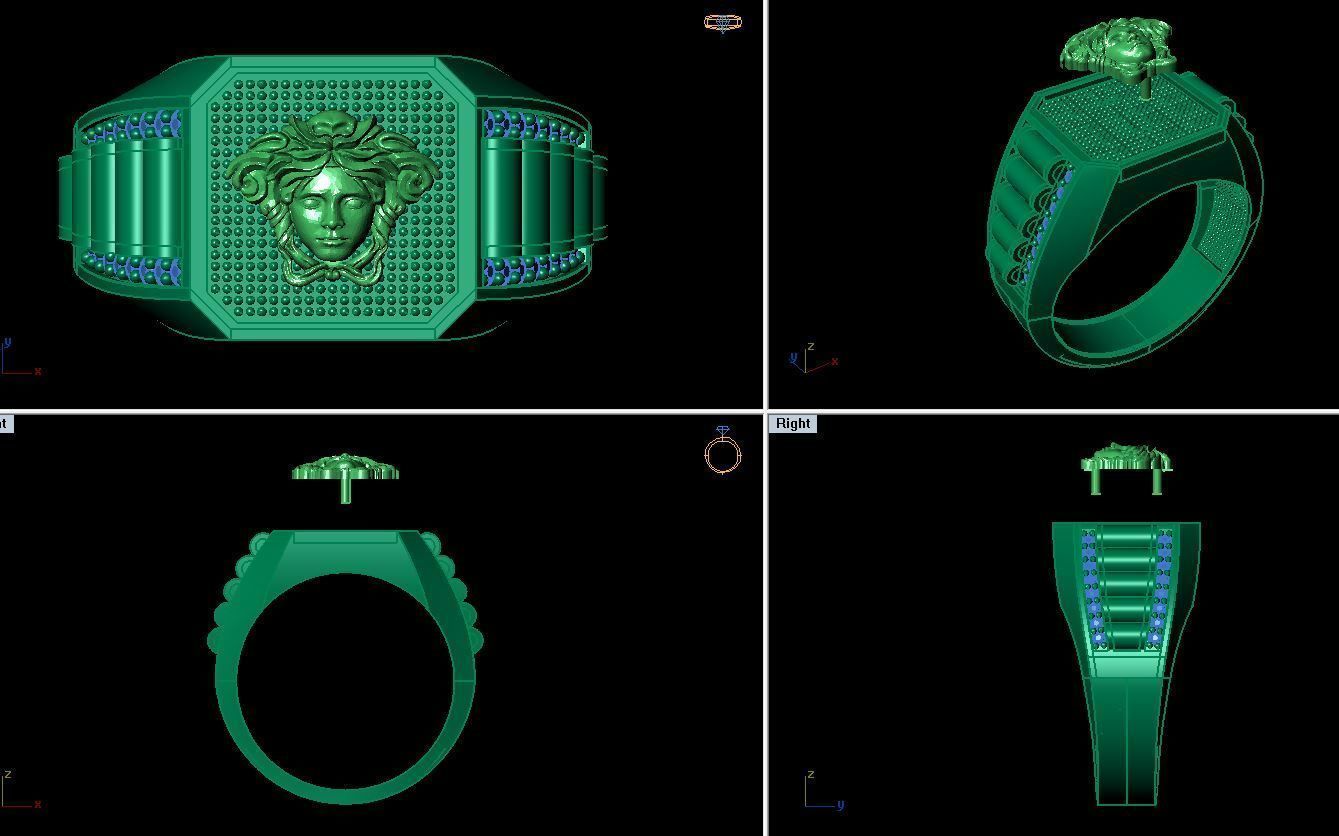 Men Ring 3D print model_1