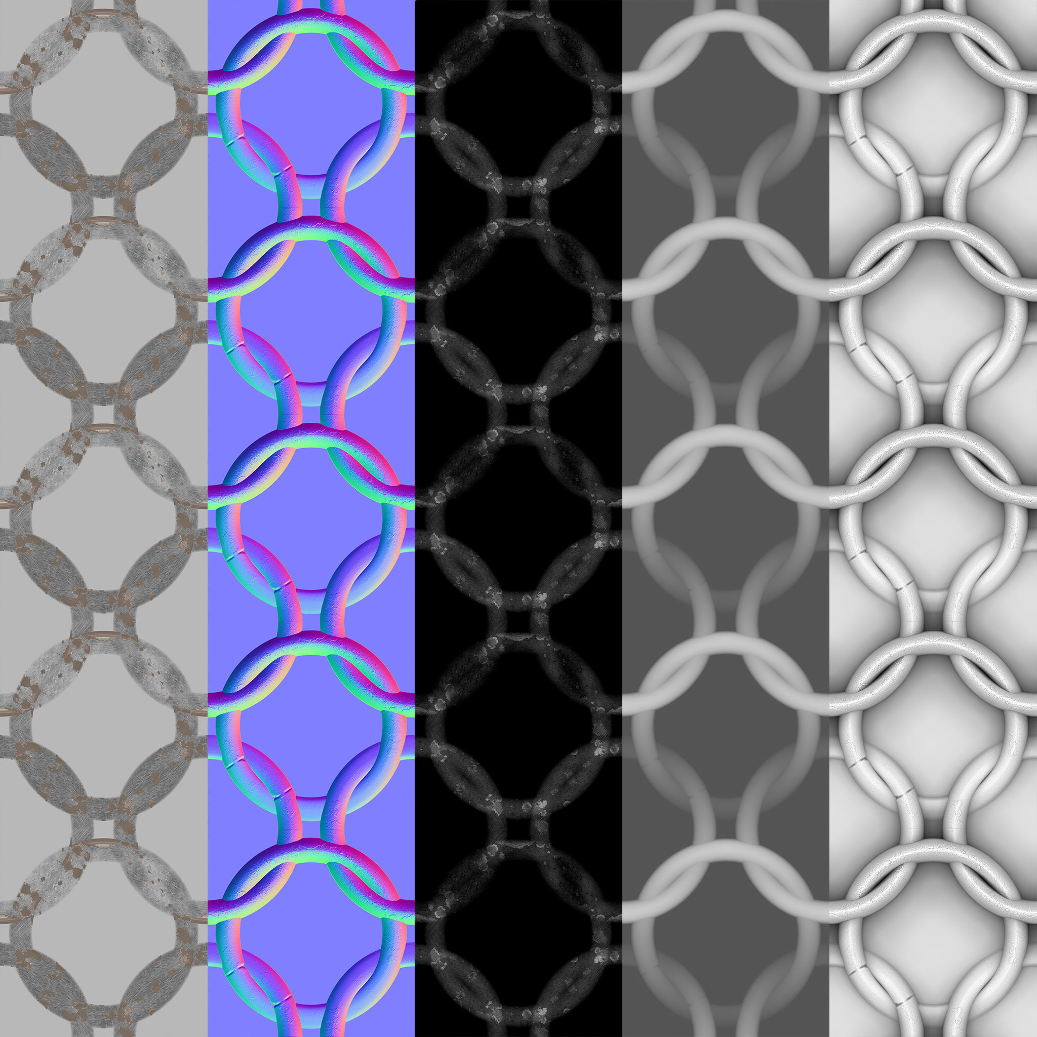 Chain Mail PBR 4k Seamless texture Texture_2