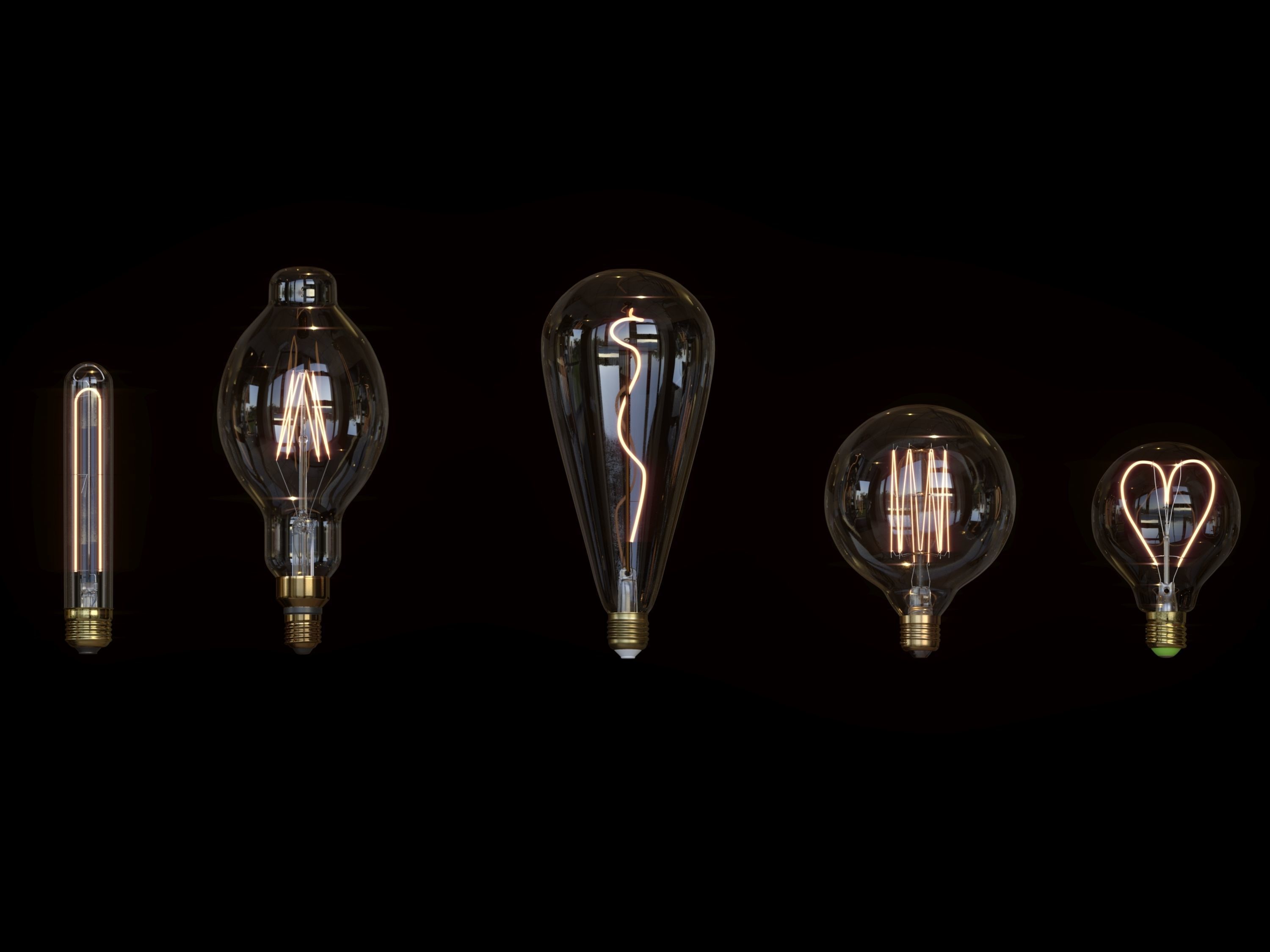 Bulbs Pack 3D model_3