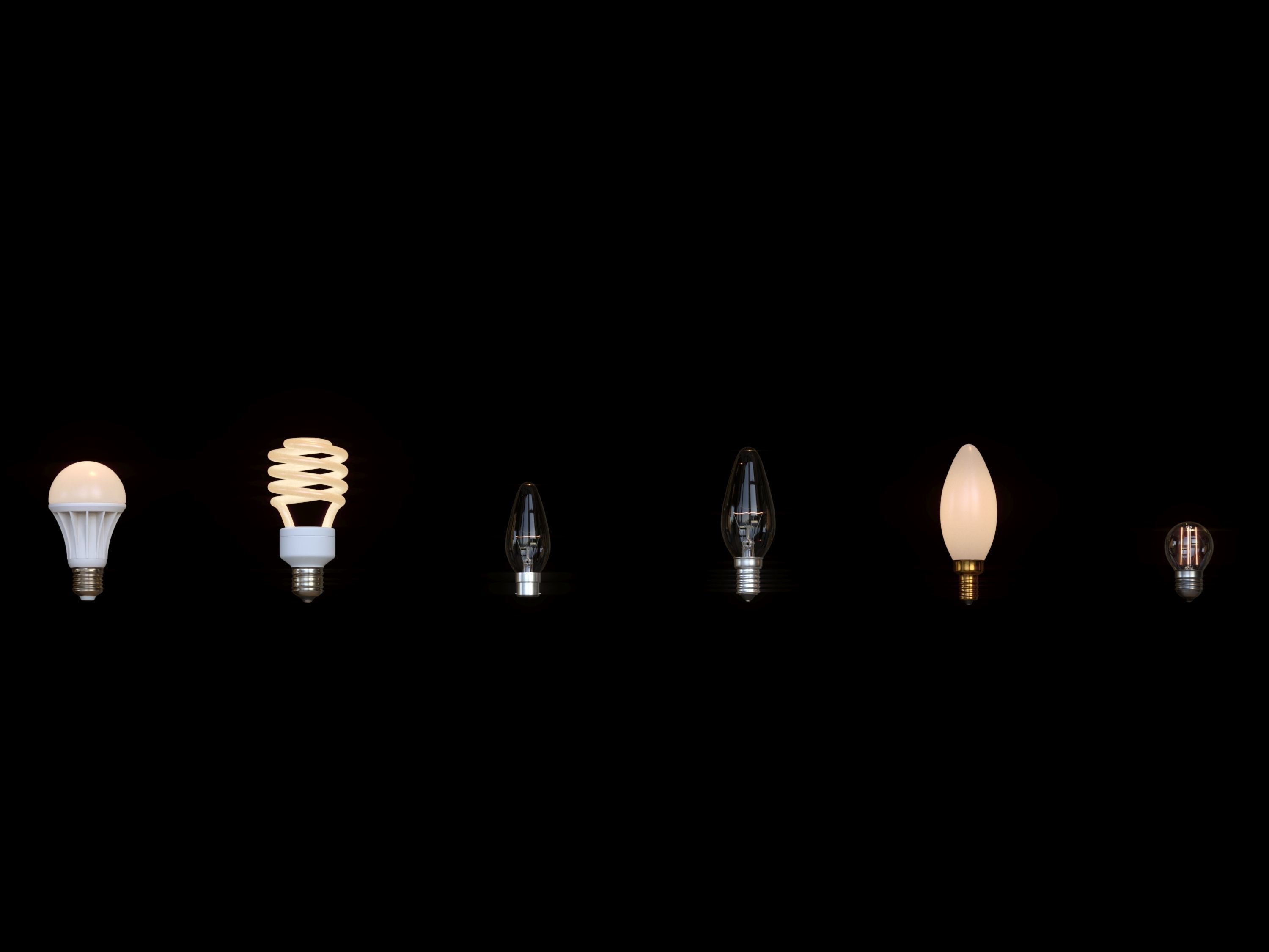 Bulbs Pack 3D model_2