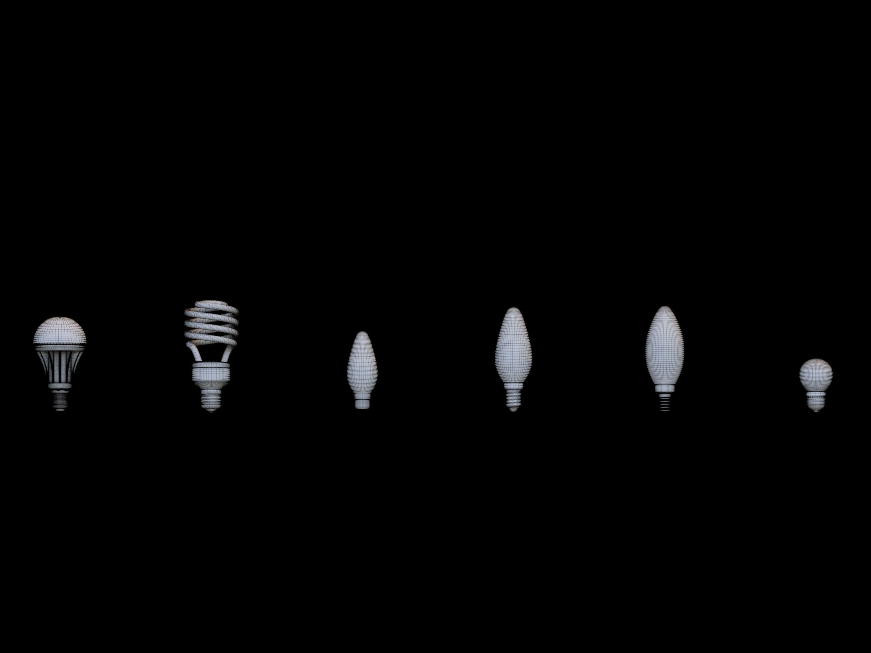 Bulbs Pack 3D model_7